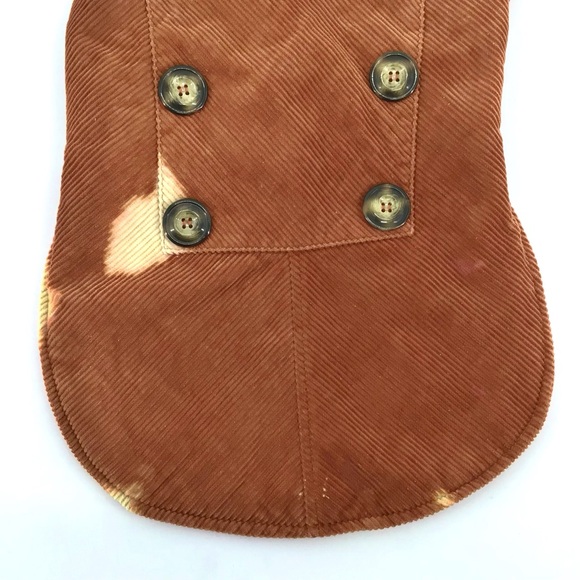 Woolrich Corduroy Dog Sweater Jacket Vest Size Large - Picture 2 of 14